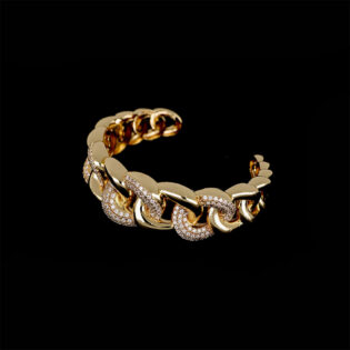 Bracciale Schiava Grumetta Pavé