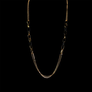 Collana fantasia 254 maglia gommata