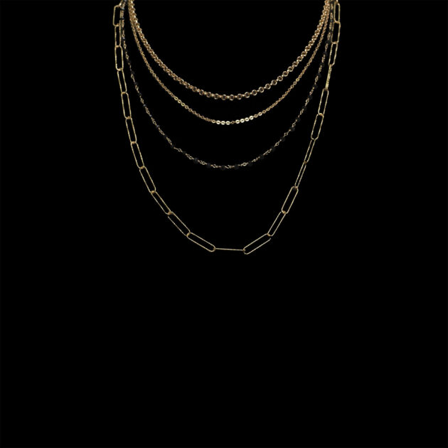 Collana fantasia 244 catena multipla