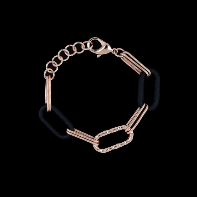 Bracciale fantasia 260 maglia gommata