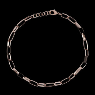 Collana fantasia 252 maglia lunga gommata