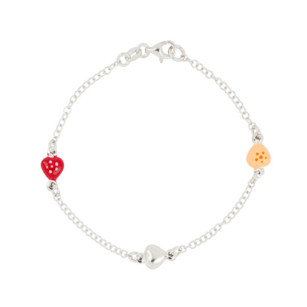 Bracciale Cuoricini AG 925
