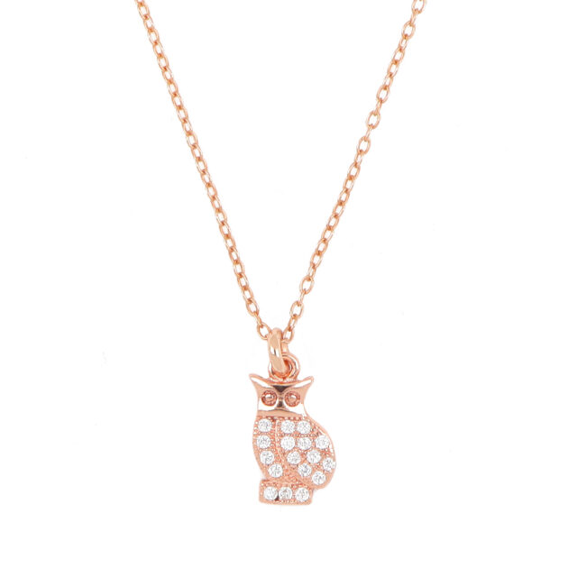 Collana Gufo Ag 925