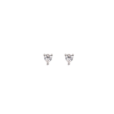 Orecchino Cuore Zirc. AG 925
