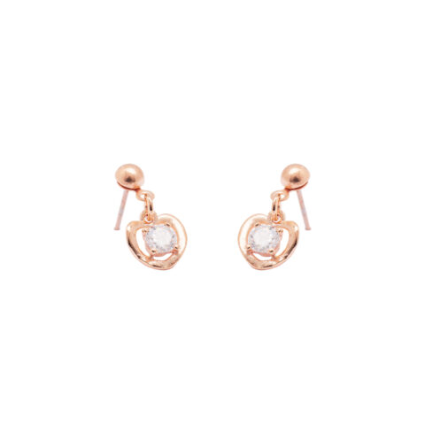 Orecchino Cuore PL. Ag 925