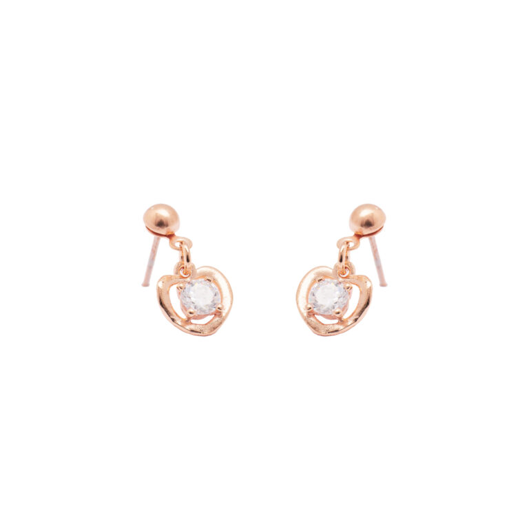 Orecchino Cuore PL. Ag 925